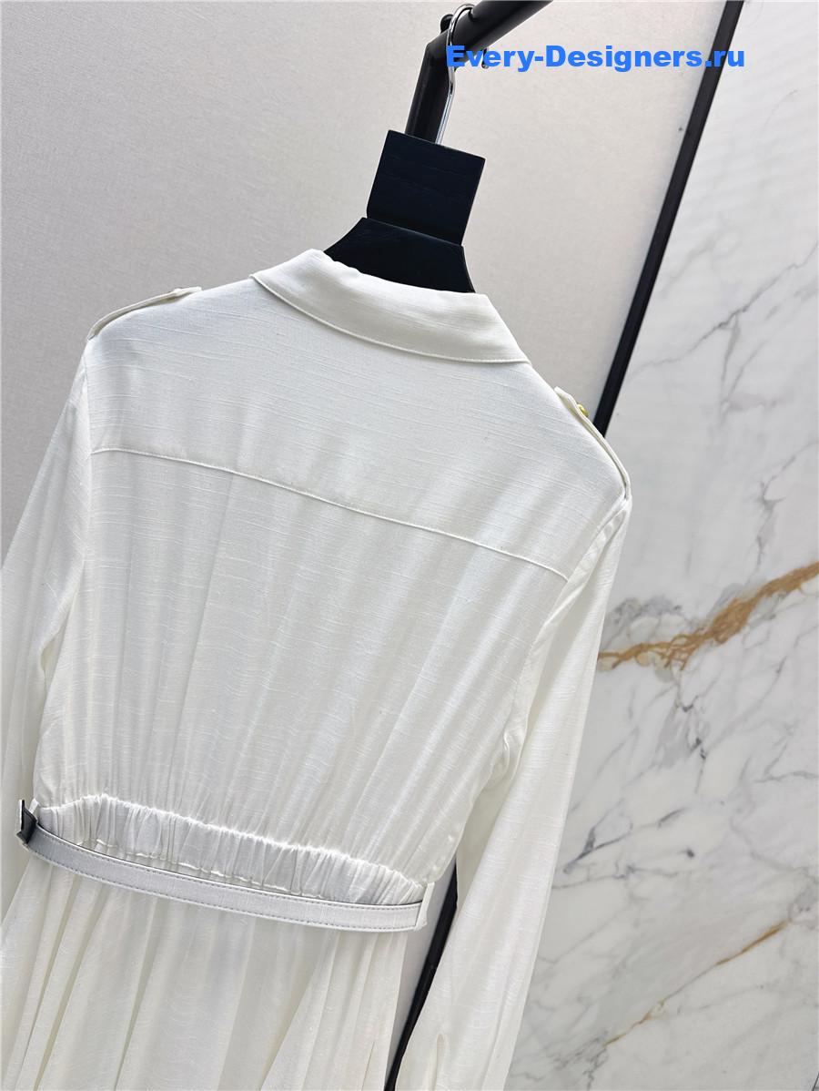 L0r0 P1ana white shirt dress
