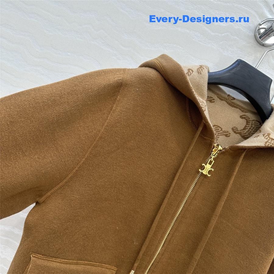 Ce1i*e arc de triomphe wool coat