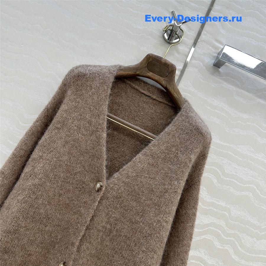 L0r0 P1ana camel cashmere cardigan jacket
