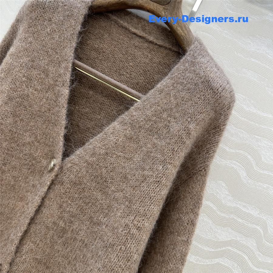 L0r0 P1ana camel cashmere cardigan jacket