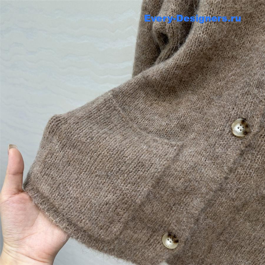 L0r0 P1ana camel cashmere cardigan jacket