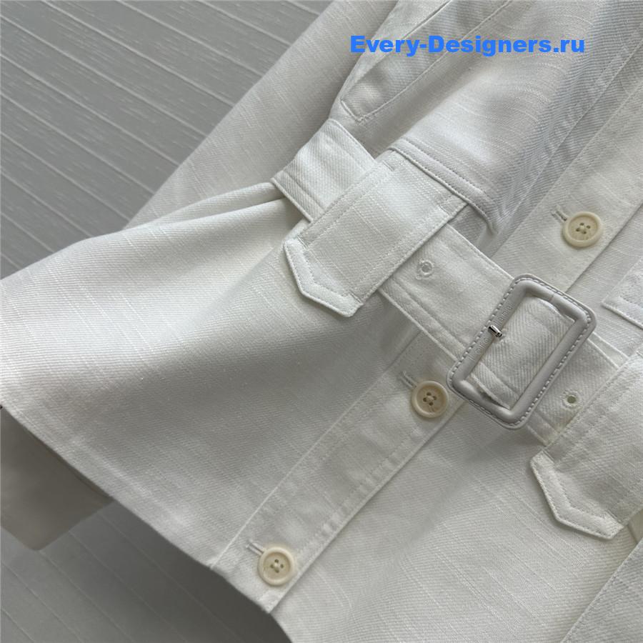L0r0 P1ana white linen jacket