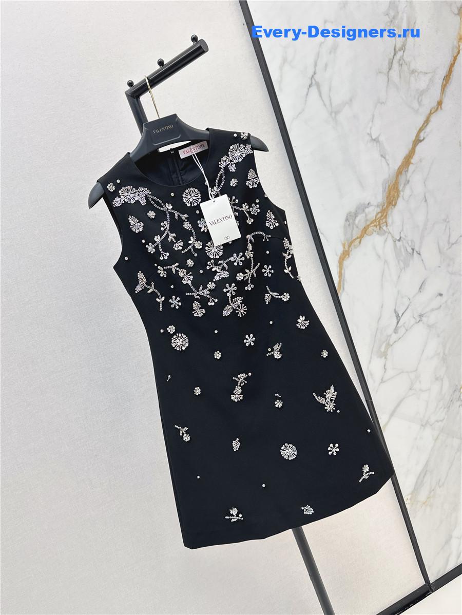 Va1e*ntin0 floral beaded dress