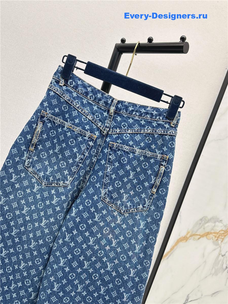 l0vis Vvtt0n monogram flared jeans
