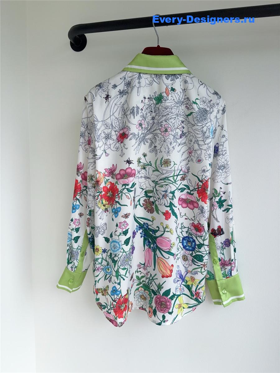 Gvc*1 printed silk shirt