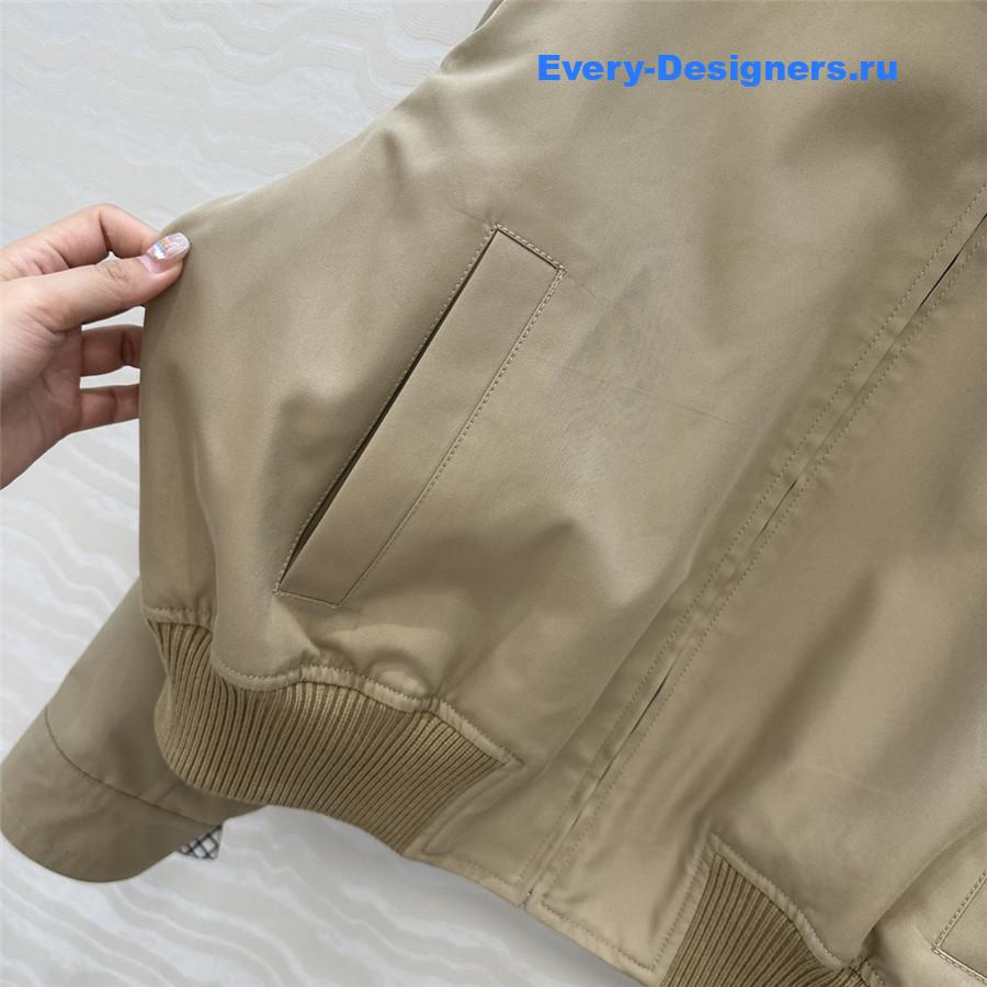 b0tt*ga Ven*ta beige intrecciato jacket