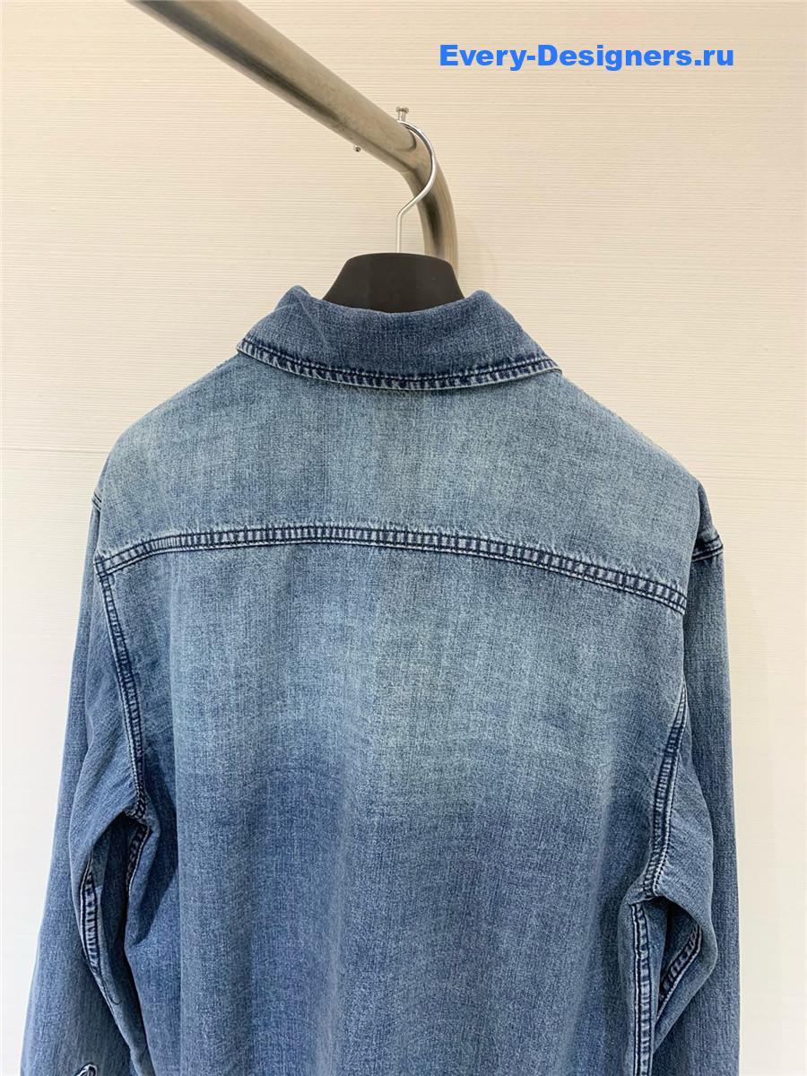 Miu Miu Cropped Shirt Jacket