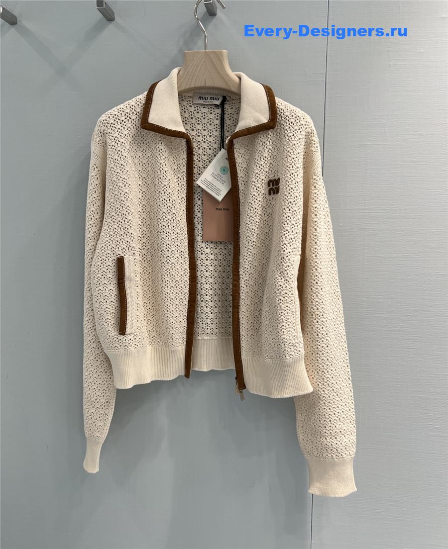 Miu Miu Crochet Cardigan