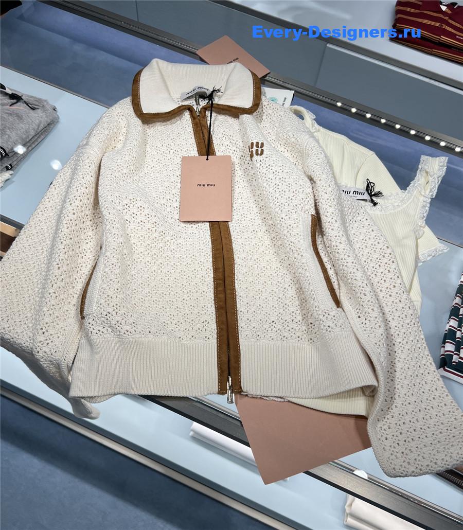 Miu Miu Crochet Cardigan