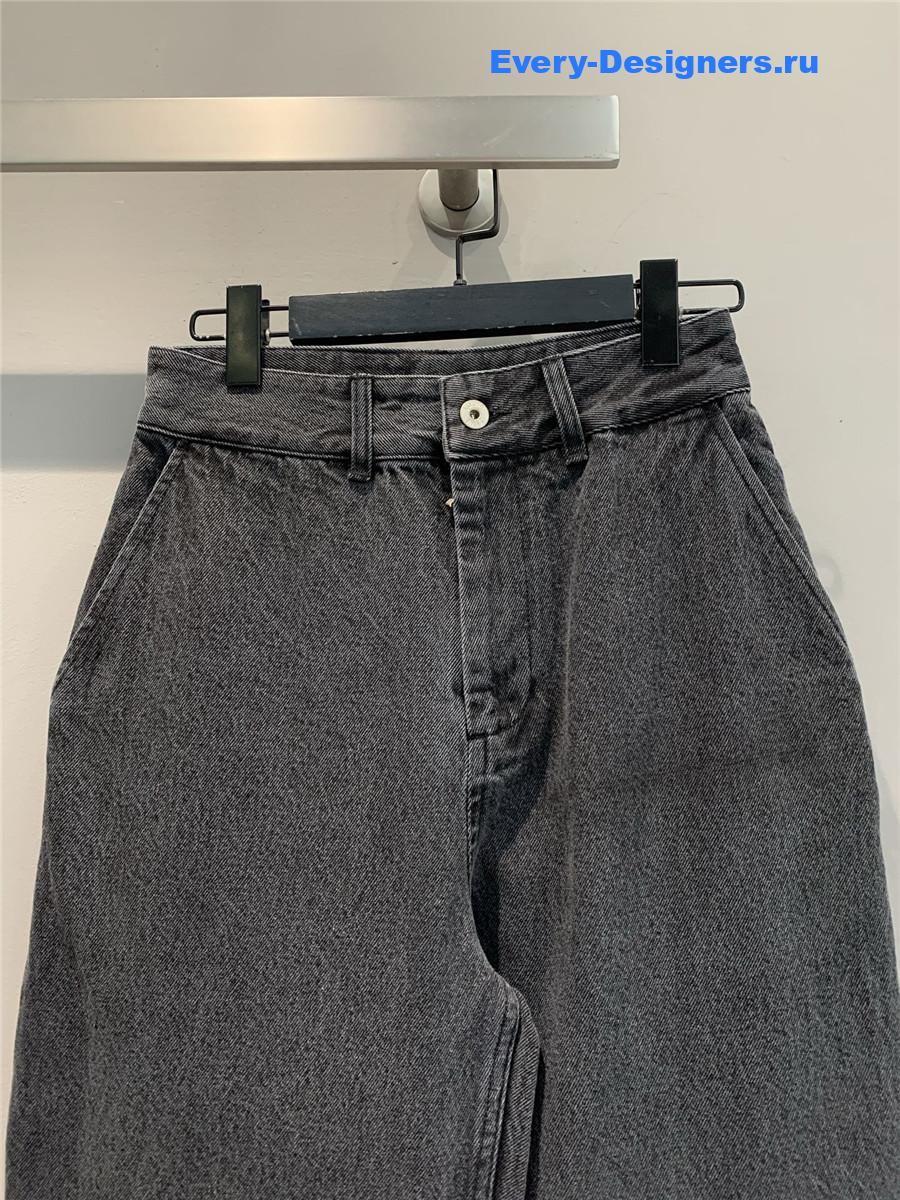 L0ew* dark gray anagram jeans