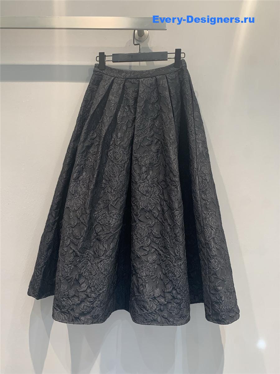 D10r vintage pleated maxi skirt