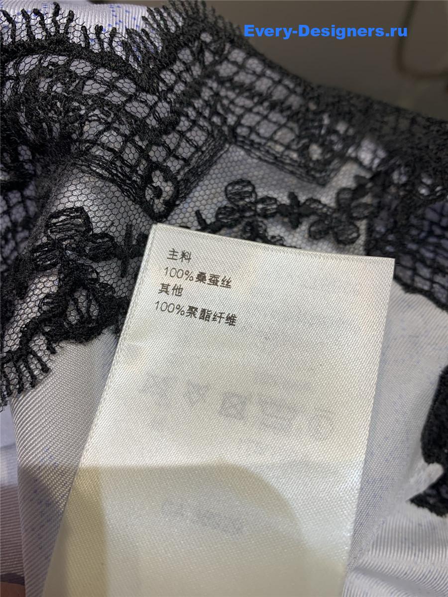 l0vis Vvtt0n mahina lace trim shirt
