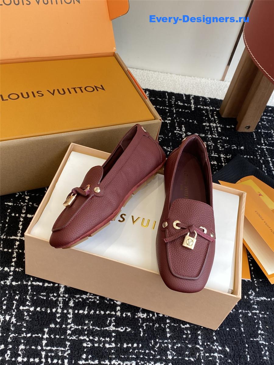 l0vis Vvtt0n gloria burgundy loafers