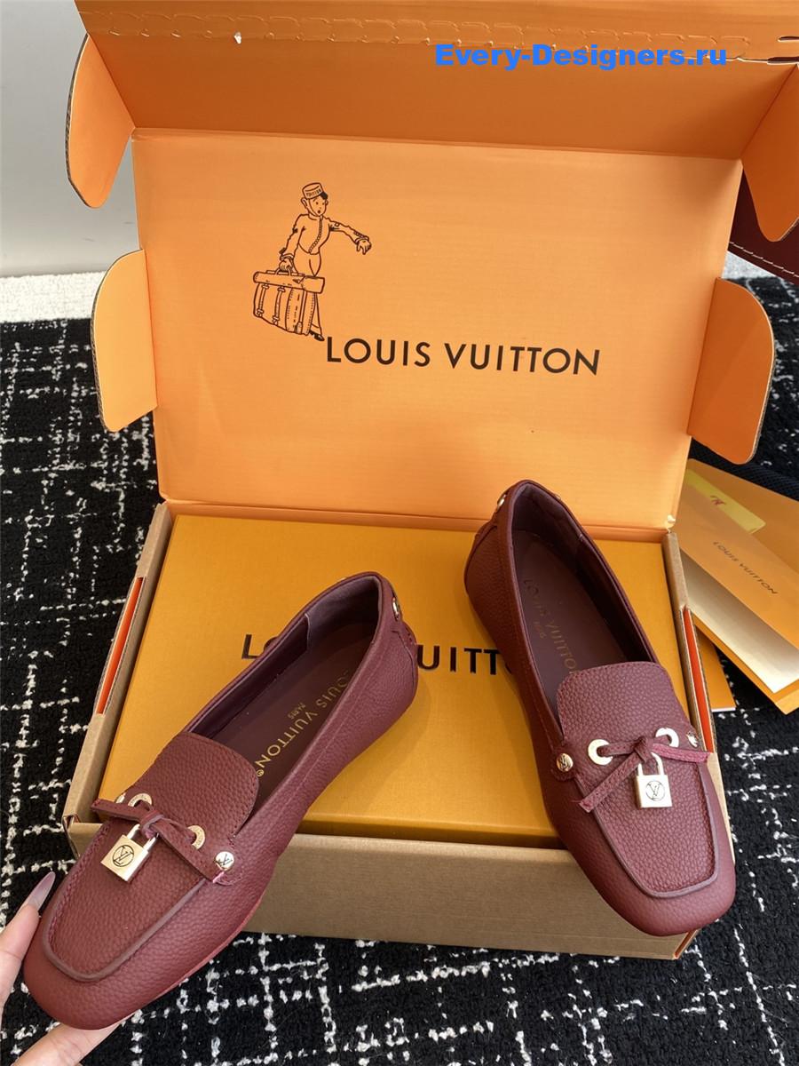 l0vis Vvtt0n gloria burgundy loafers