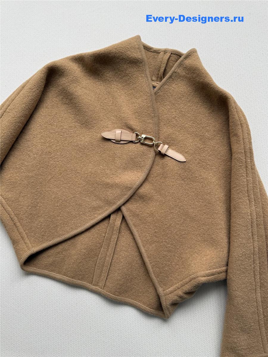 l0vis Vvtt0n brown cape coat