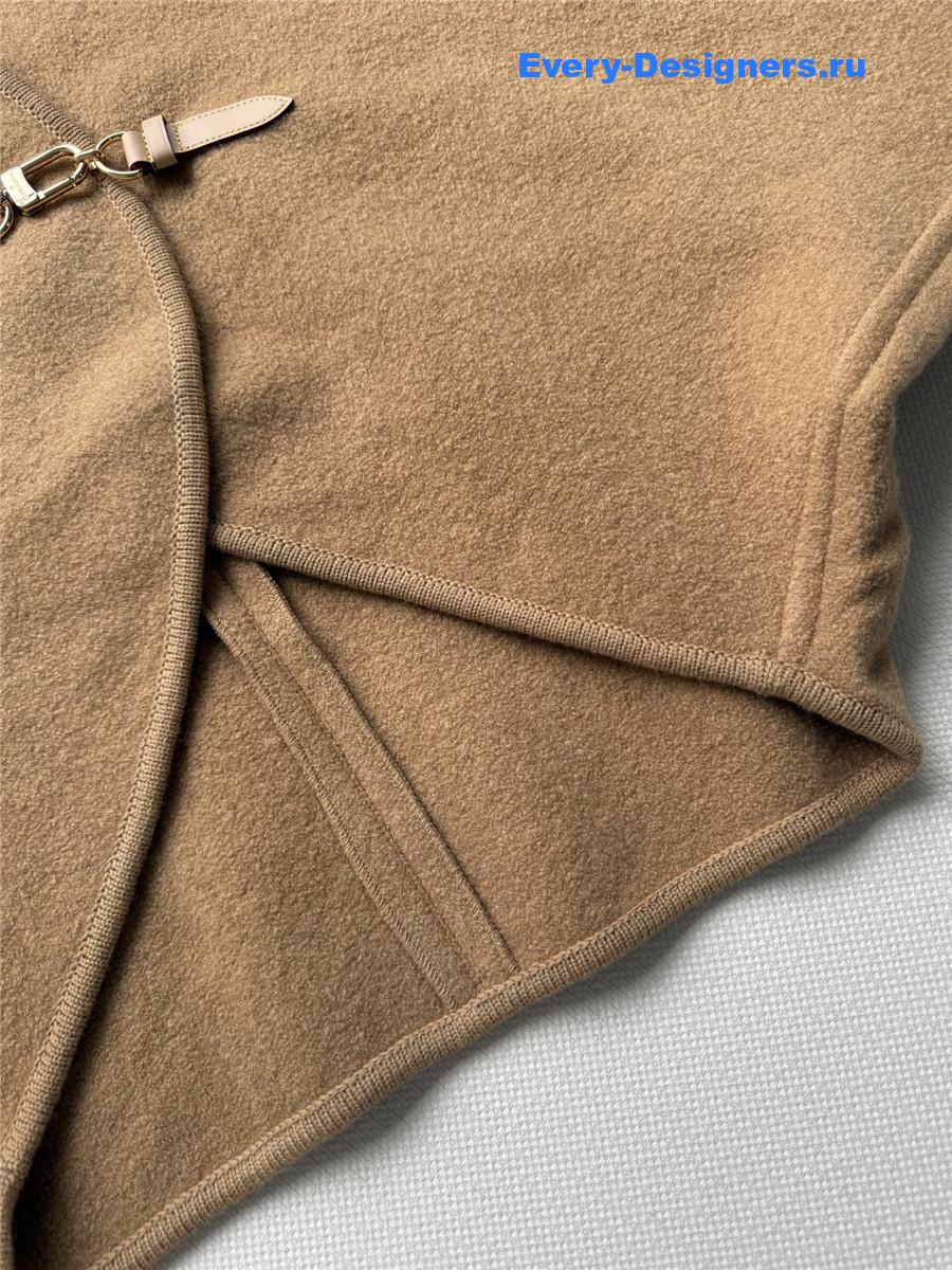 l0vis Vvtt0n brown cape coat
