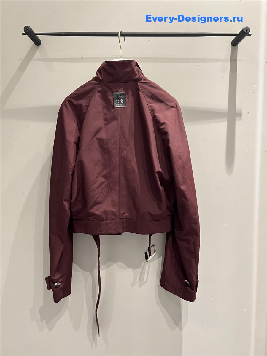 L0ew* lamb skin bomber jacket