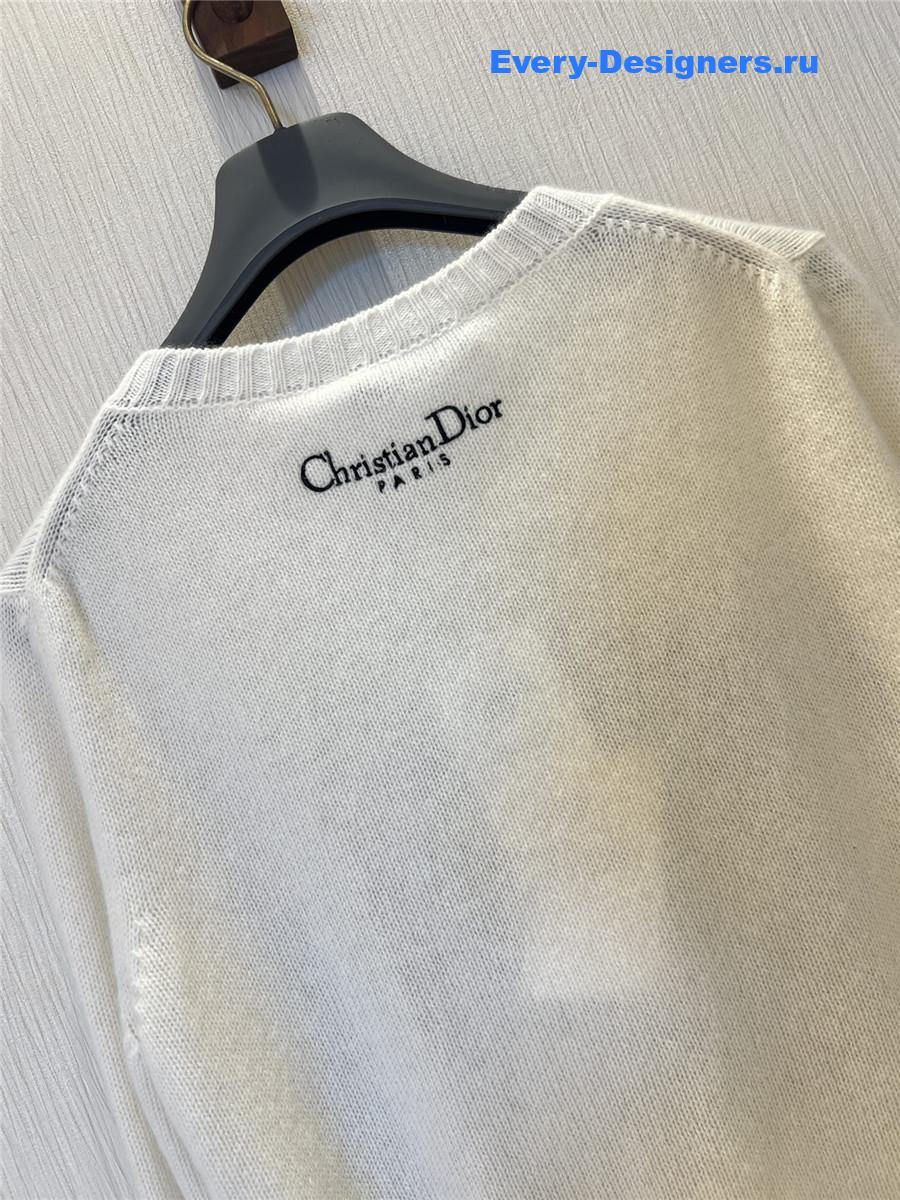 D10r souvenir embroidered cashmere sweater