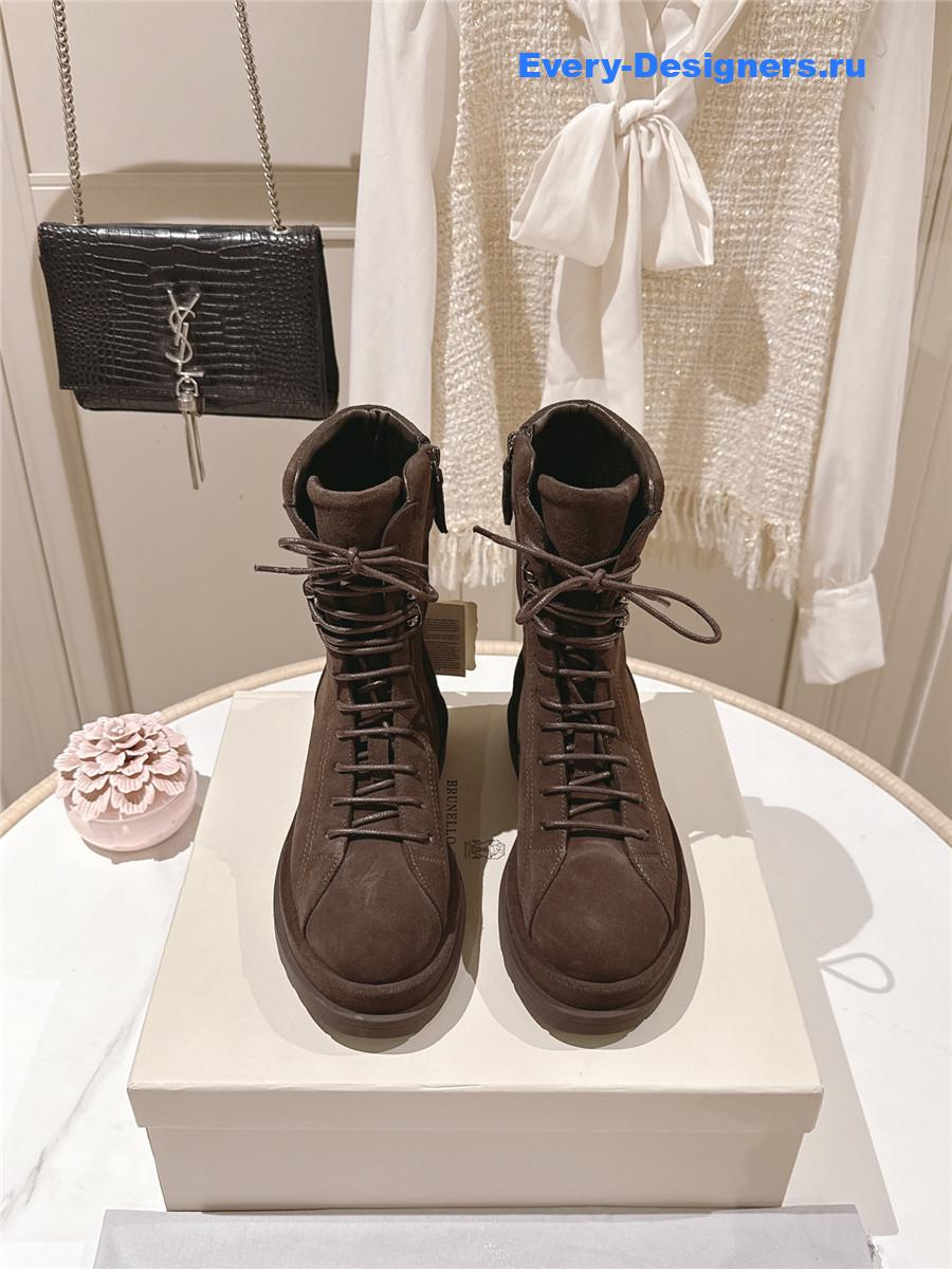 BC Bead-Embellished Suede Ankle Boots