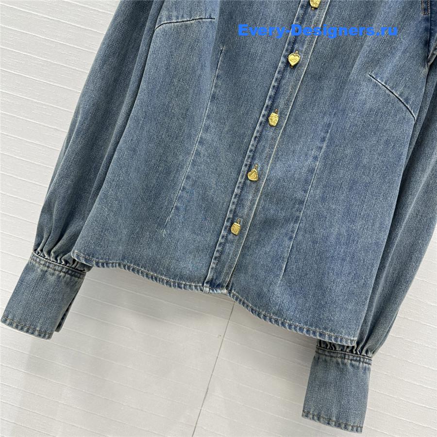 Zimm Blue Crush Denim Blouse