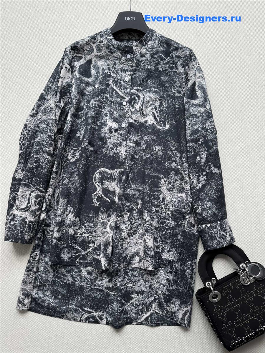 D10r animal jungle print shirt