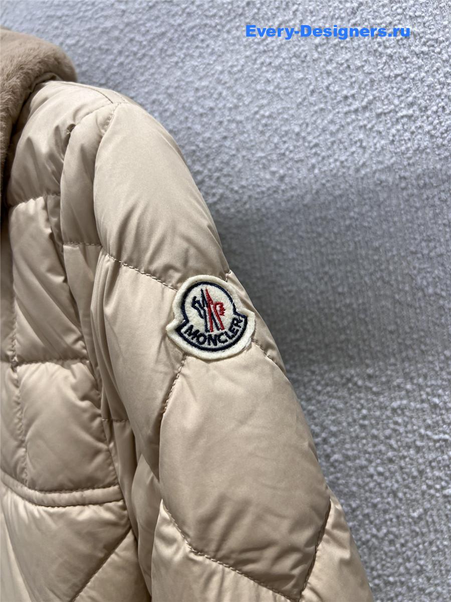 Moncler Beige Cygne Down Jacket
