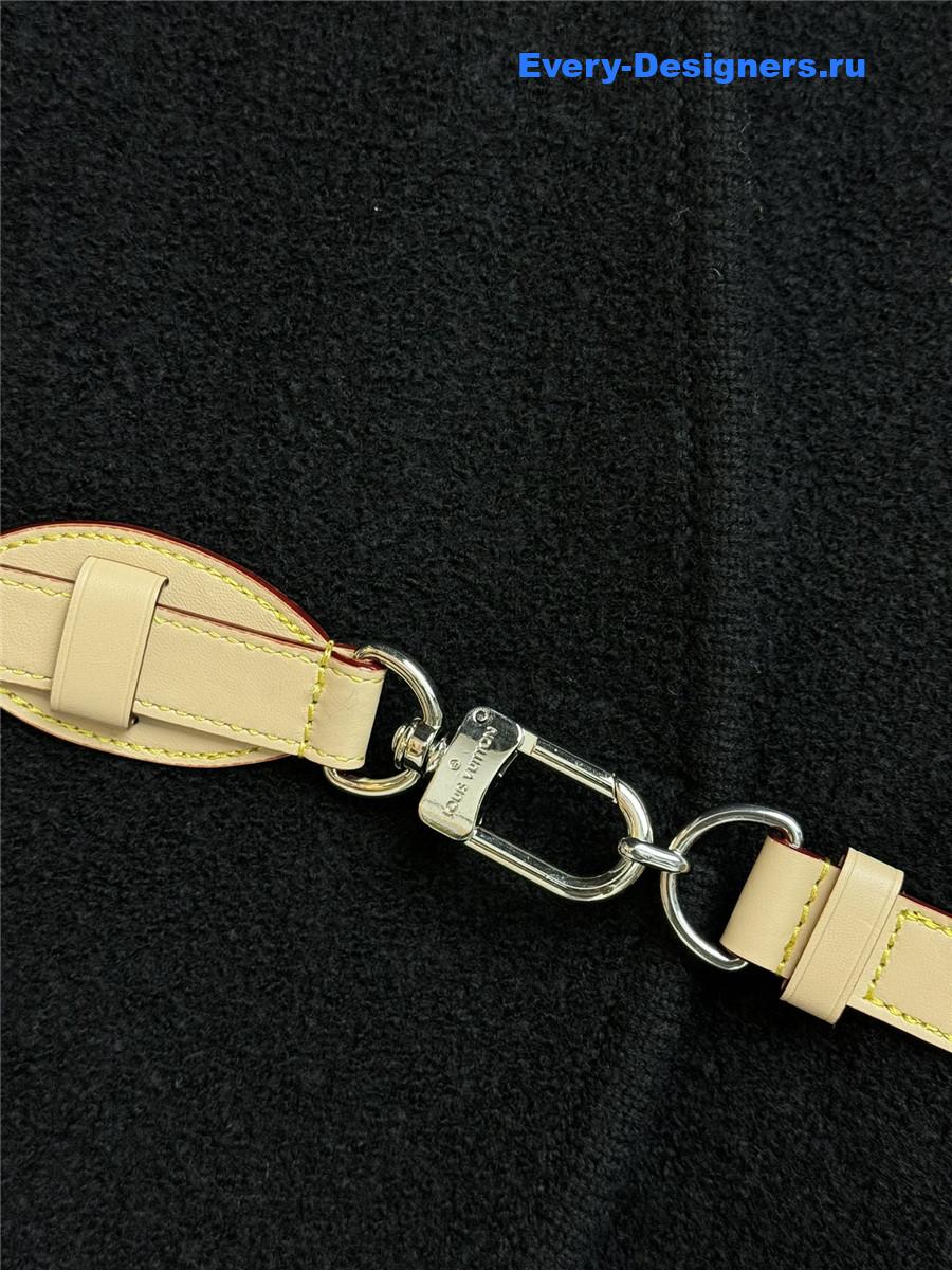 l0vis Vvtt0n black utility clip cardigan