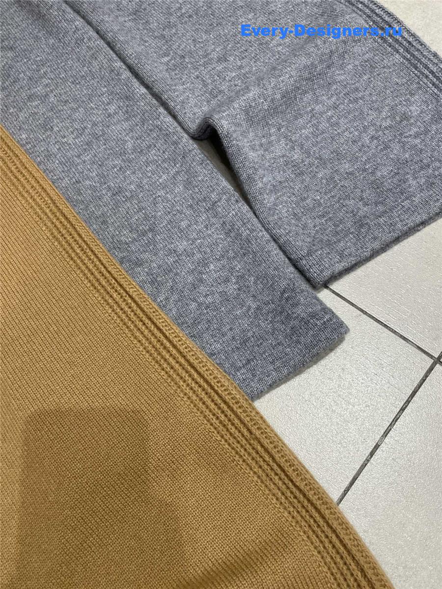 Loro iana Cashmere Wool Wide Leg Pants Set
