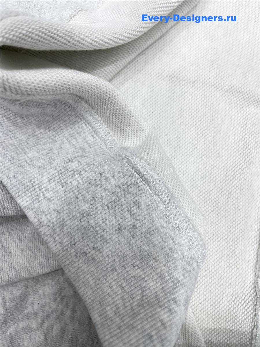 Sa1nt Lau*nt grey cotton hoodie