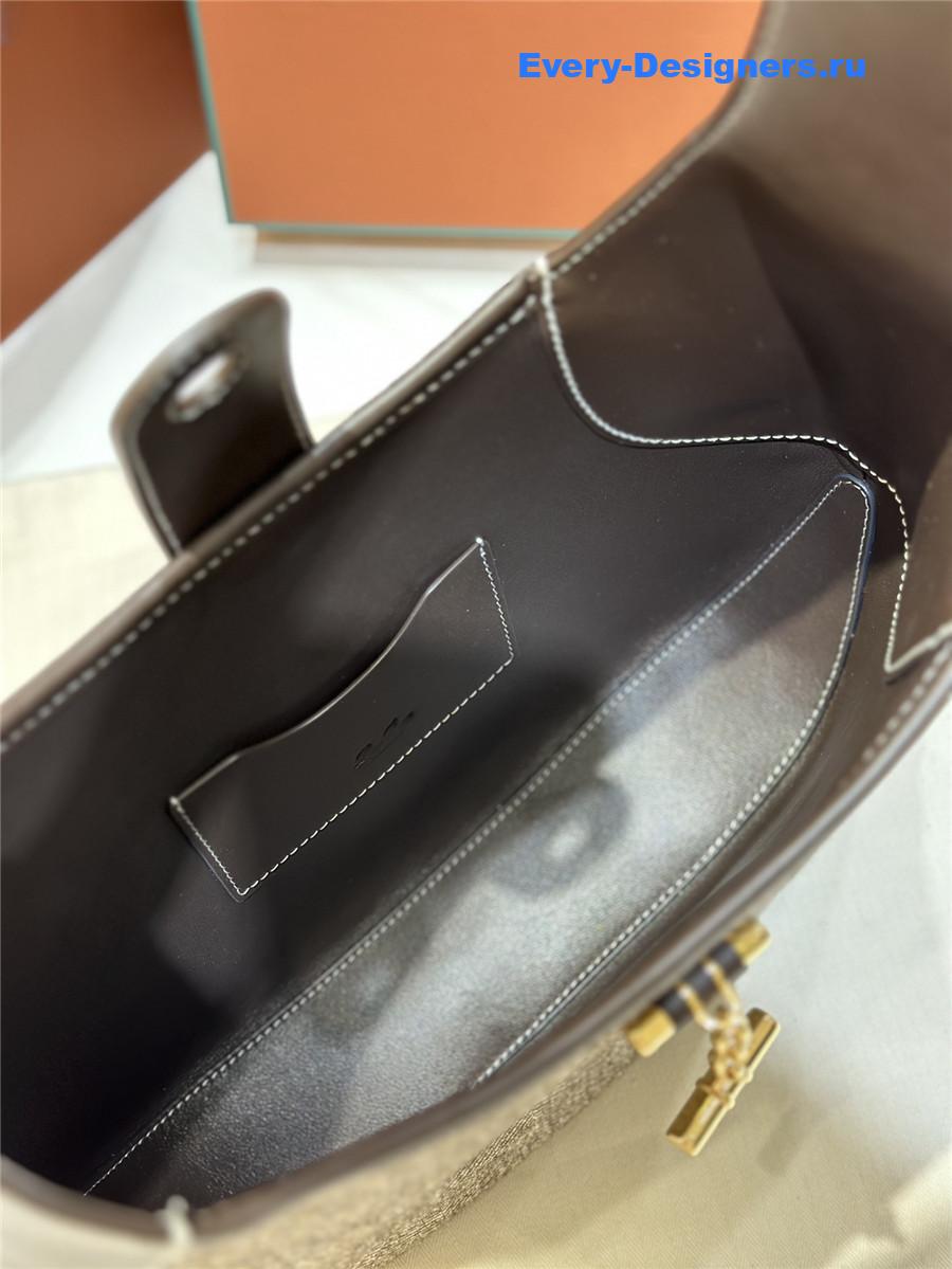 L0r0 P1ana large bobbin bag in chocolate