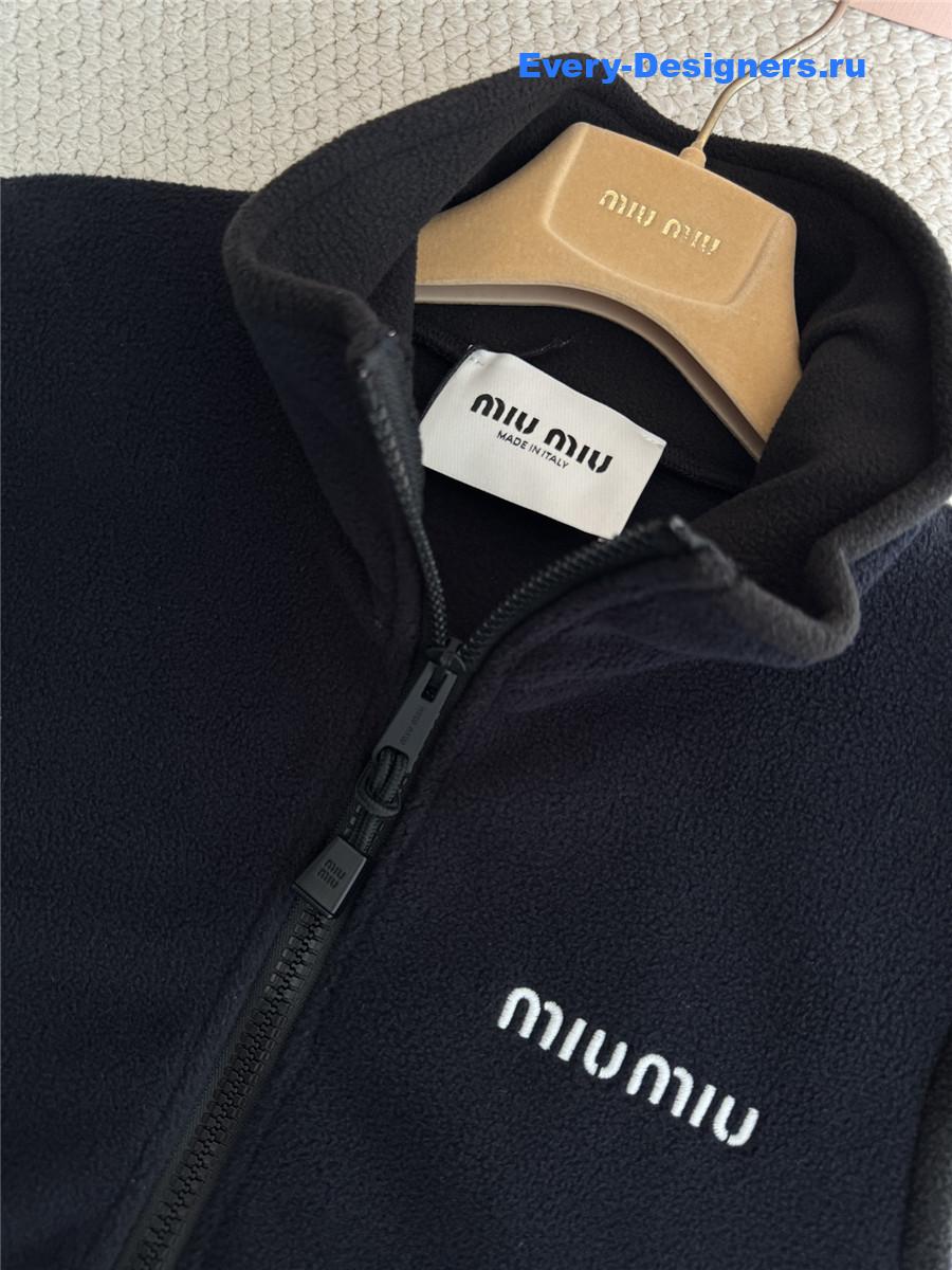 Miu Miu Black Cropped Vest