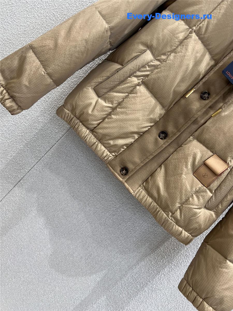 l0vis Vvtt0n hooded quilted ripstop jacket