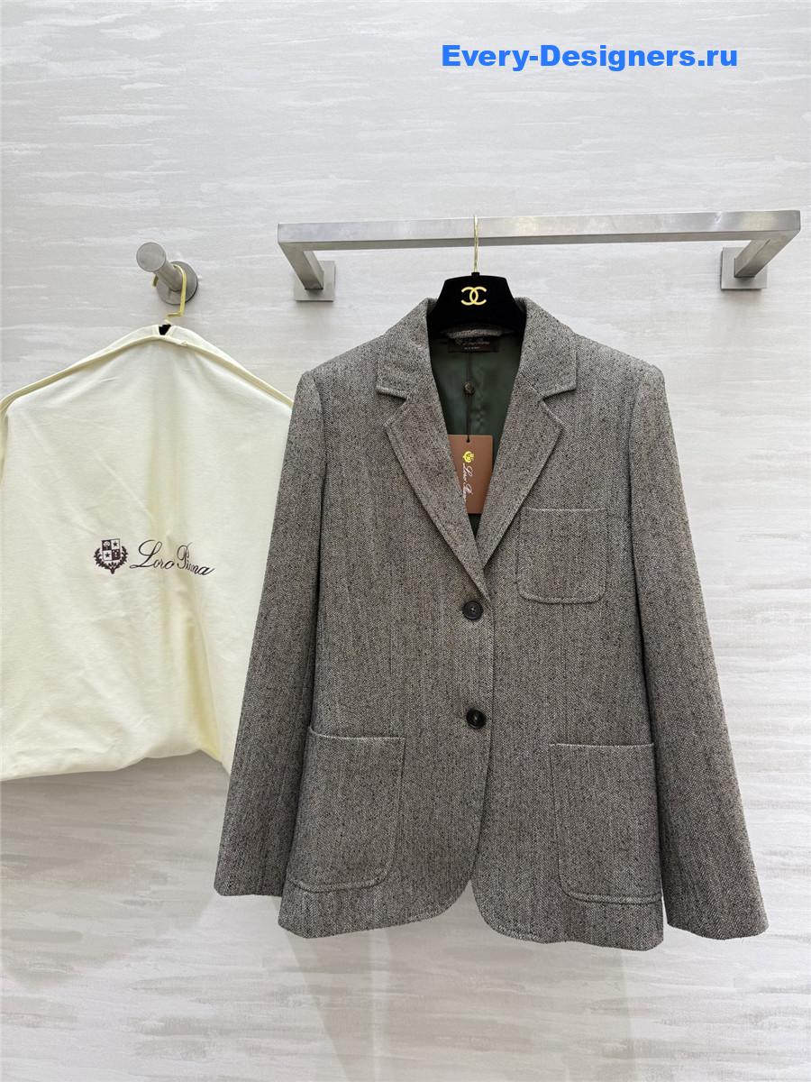 L0r0 P1ana gray eleanor blazer