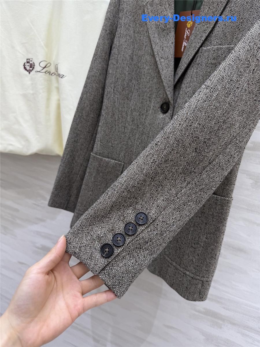 L0r0 P1ana gray eleanor blazer