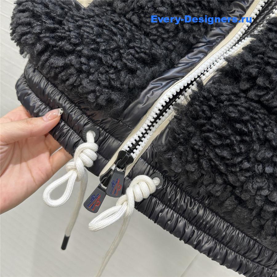 Moncler Black Quilted Down Jacket