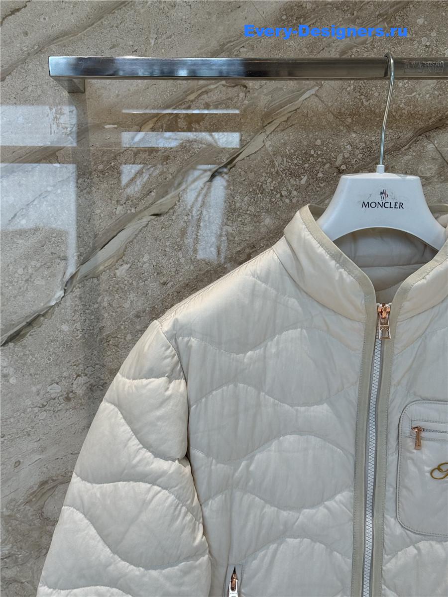 Moncler White Tegea Quilted Jacket
