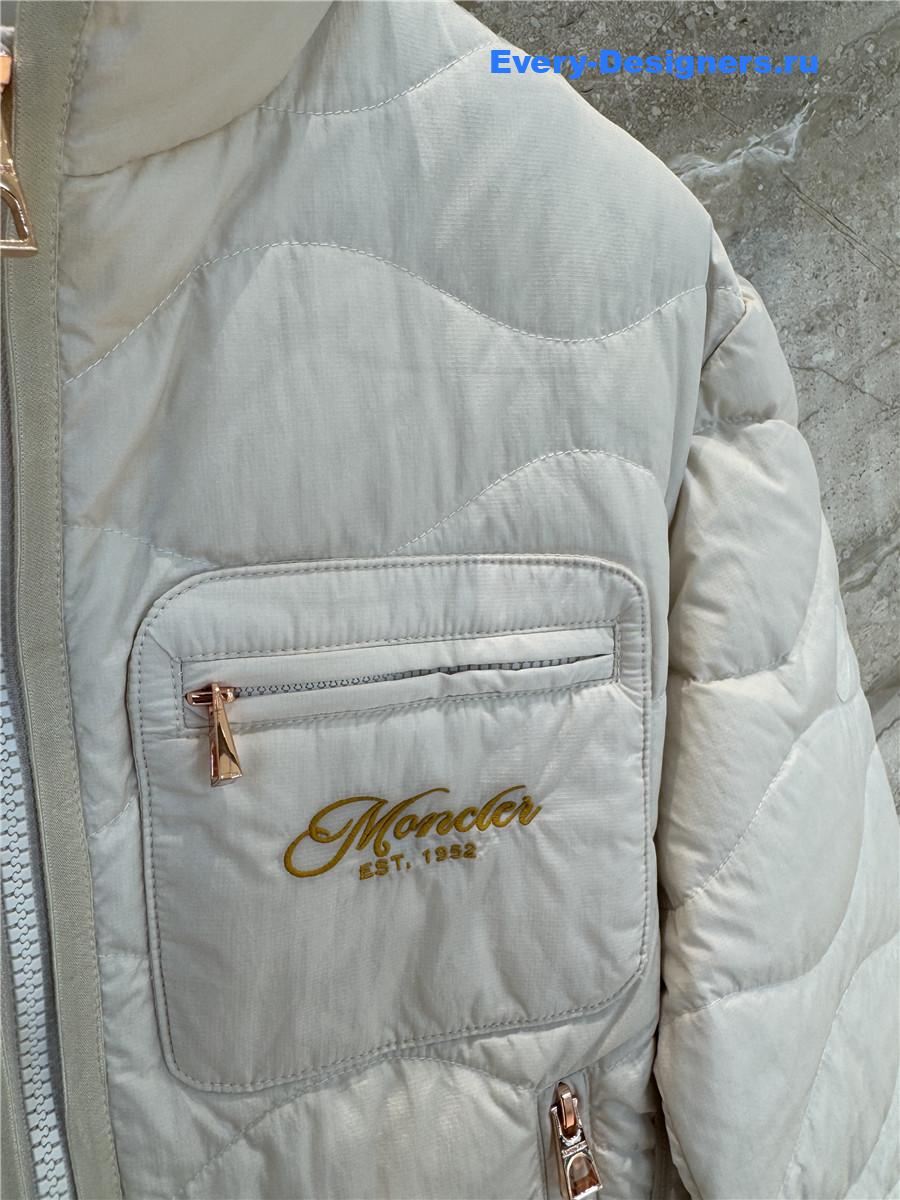 Moncler White Tegea Quilted Jacket