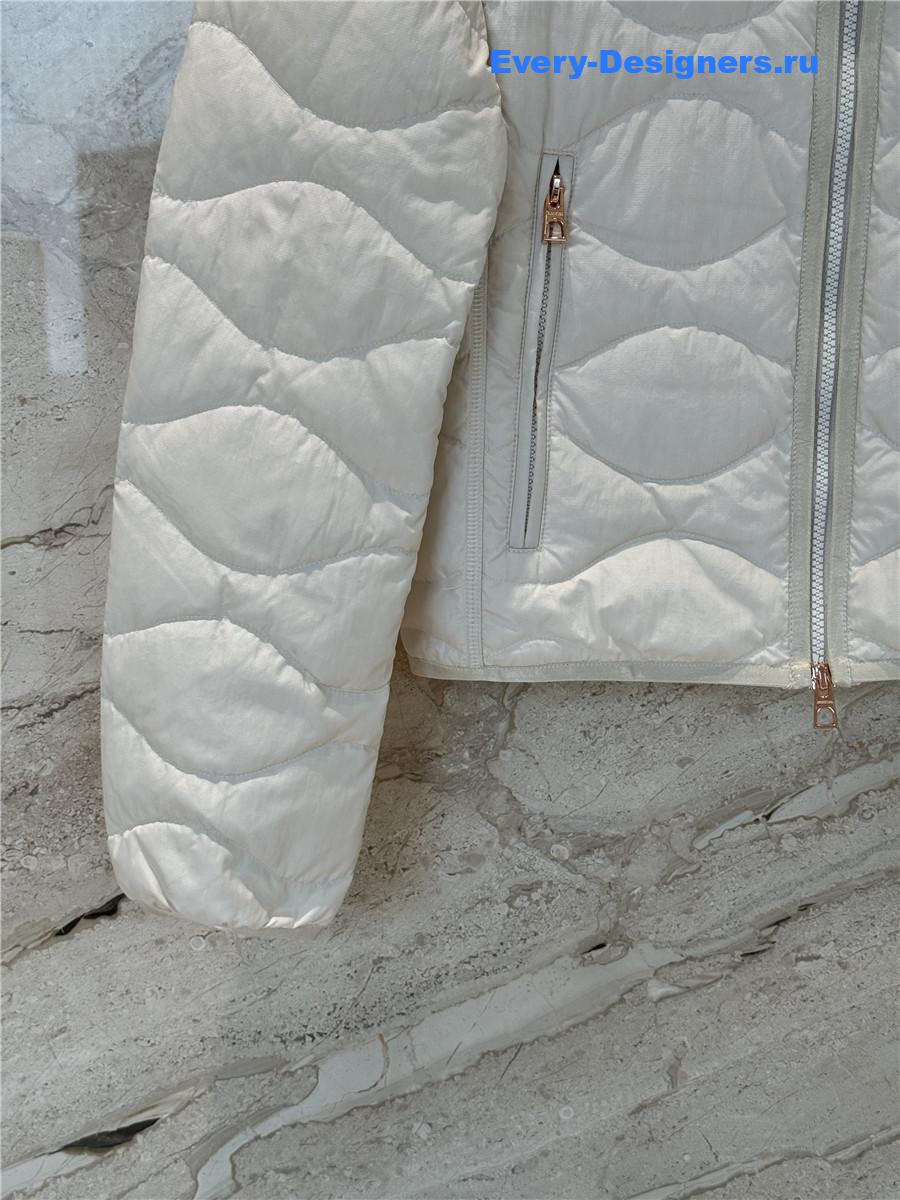 Moncler White Tegea Quilted Jacket