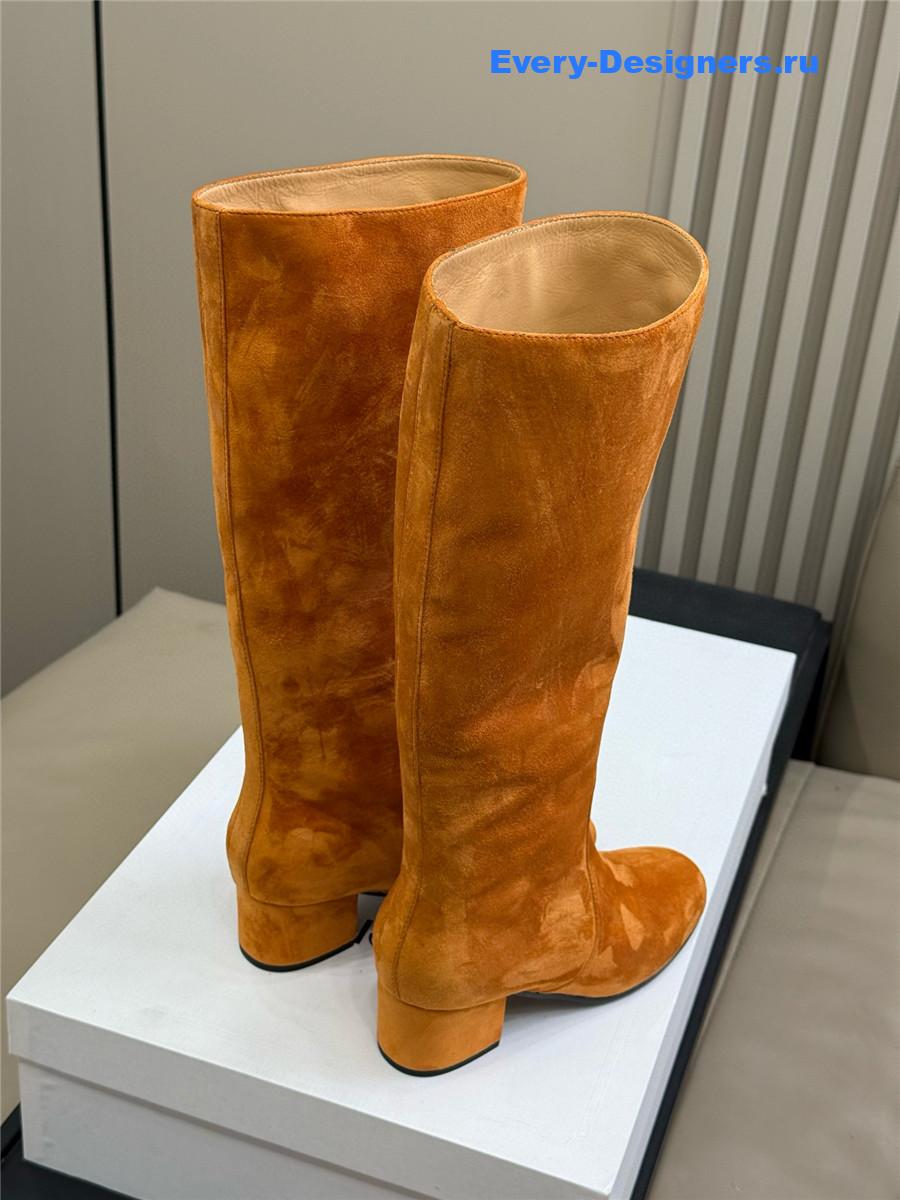 Ce1i*e triomphe brown suede high boots