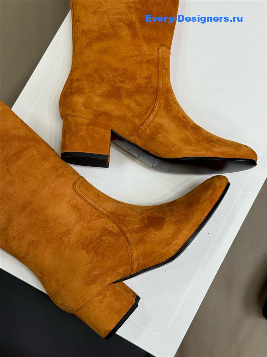 Ce1i*e triomphe brown suede high boots