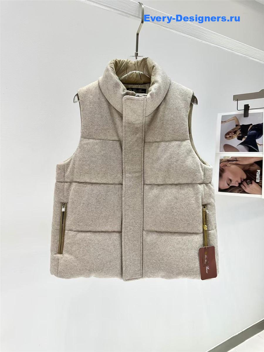 L0r0 P1ana beige cashmere vest