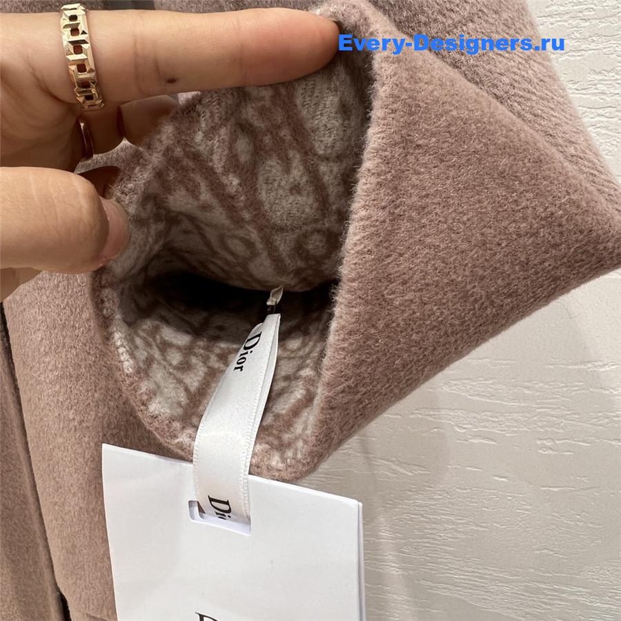 D10r oblique beige wool jacket
