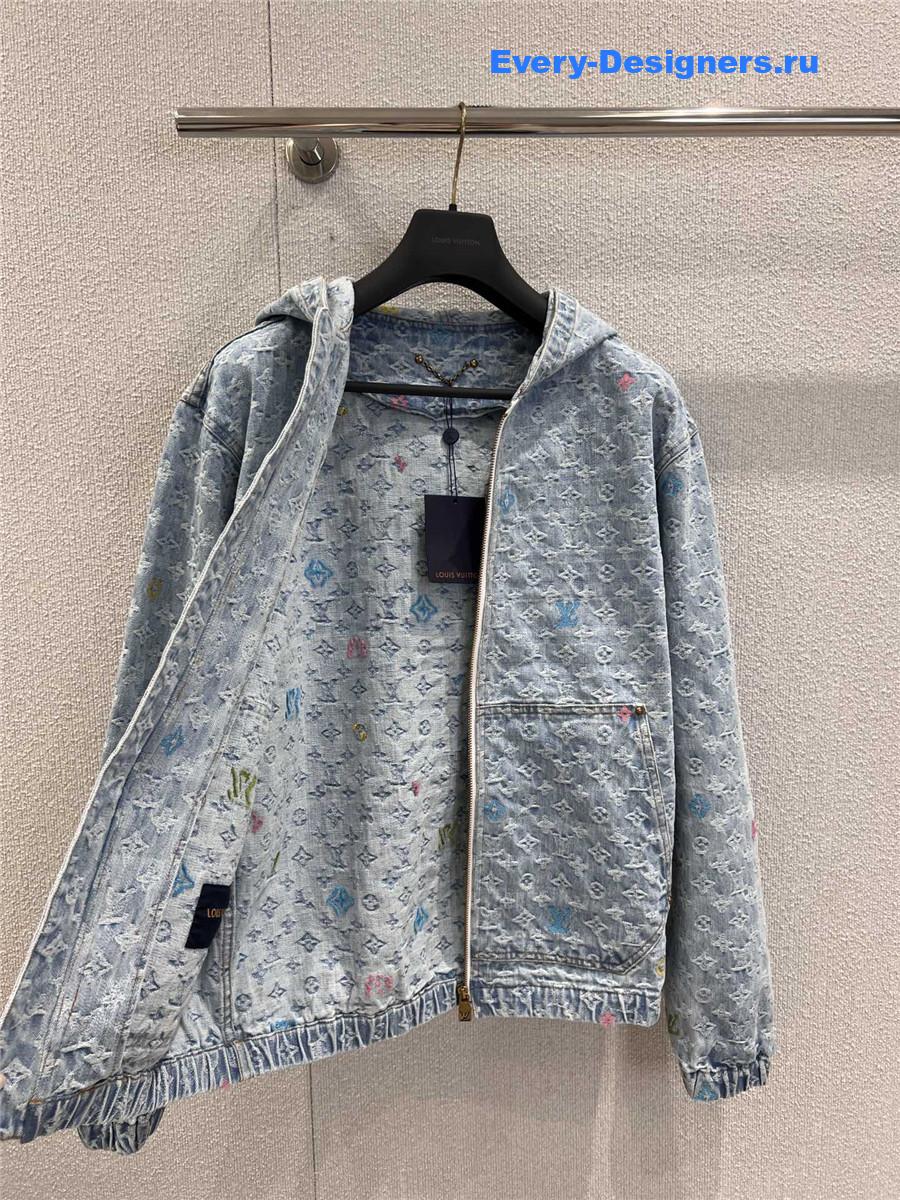 l0vis Vvtt0n x nba denim patterned jacket