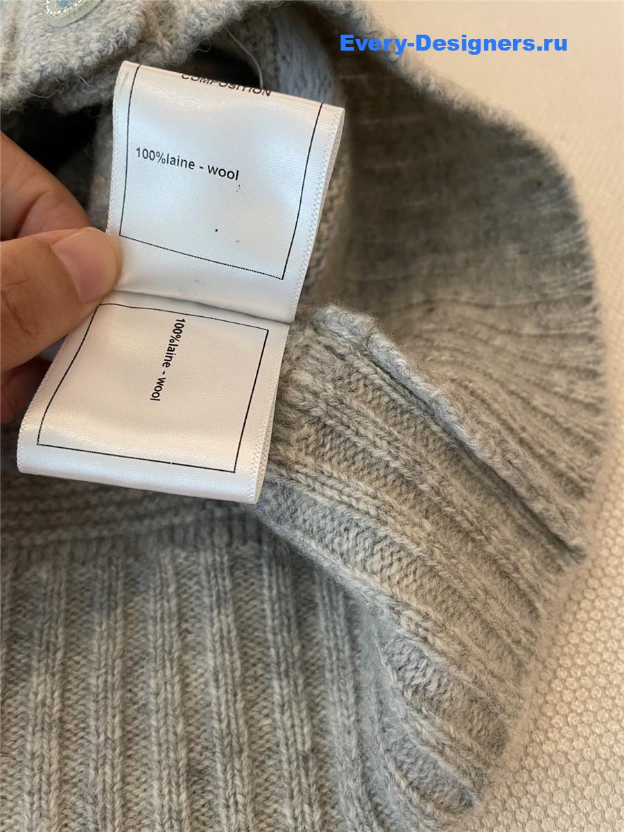Ch**el grey cc knit vest