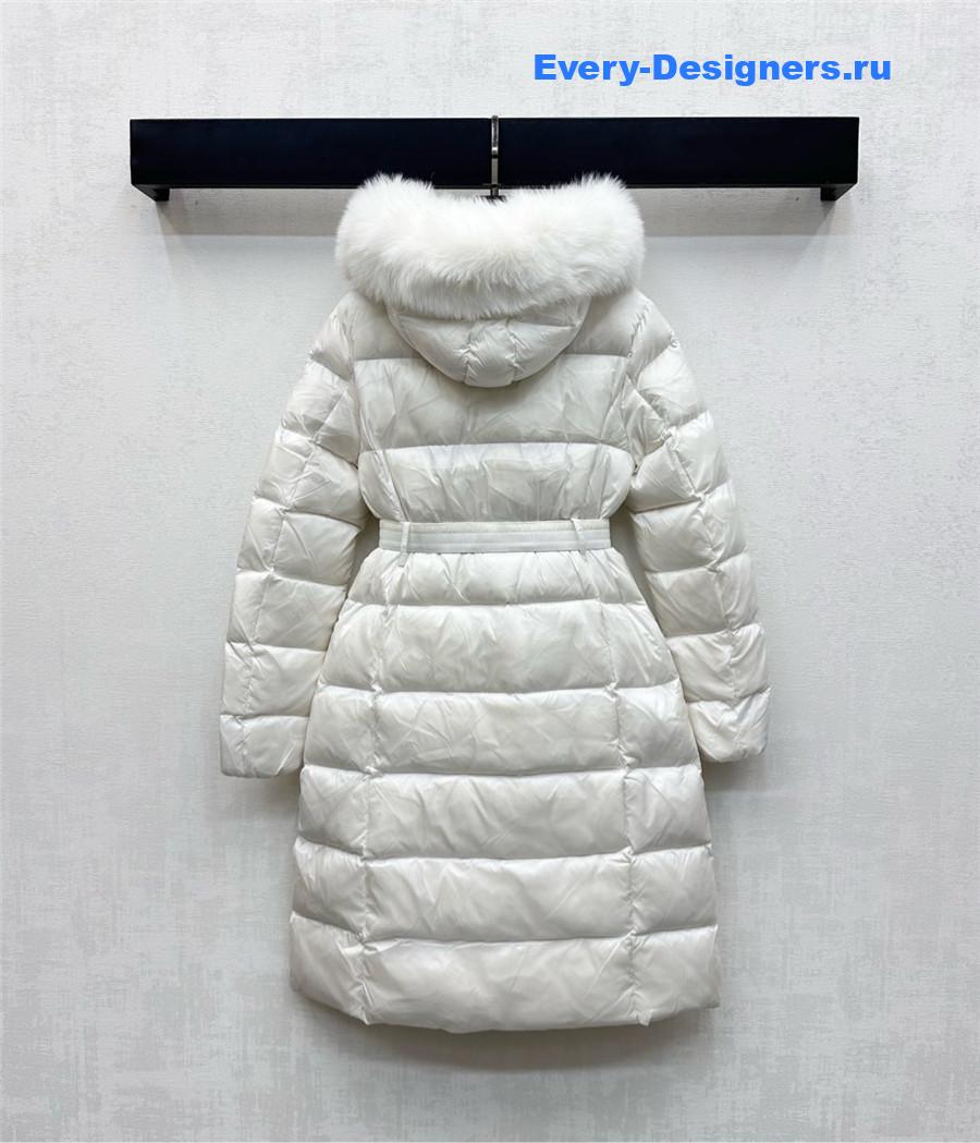 Moncler White Boedic Padded Jacket