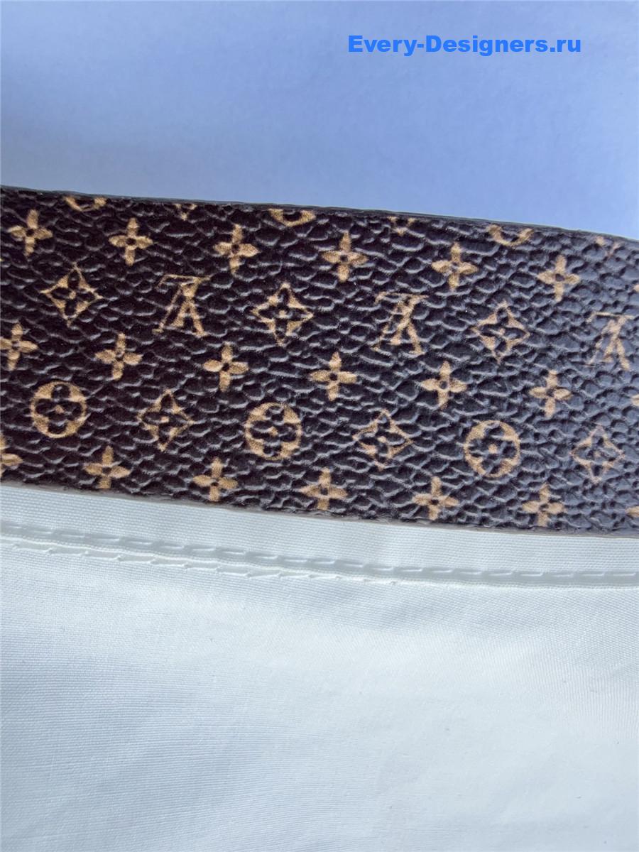 l0vis Vvtt0n white monogram belt shirt