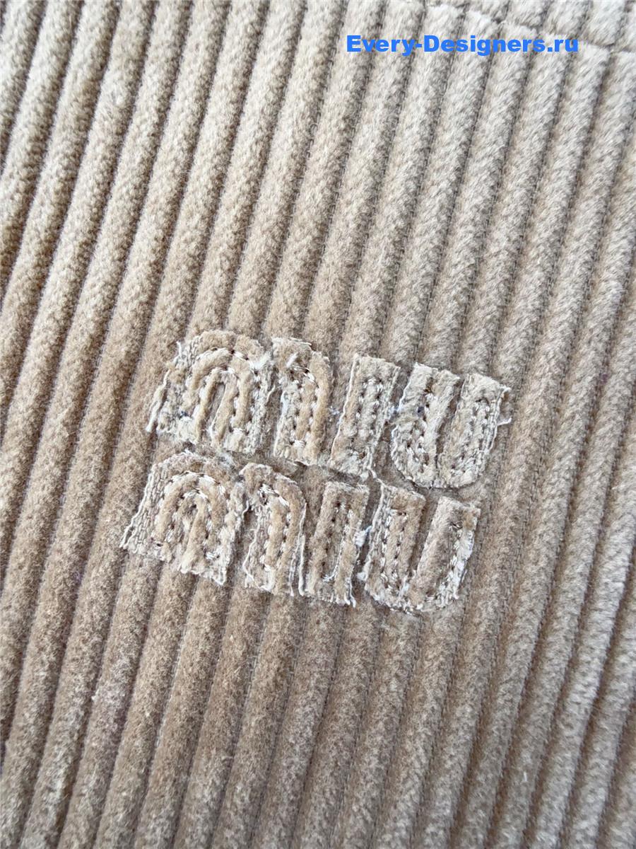 Miu Miu Corduroy Wide-Leg Pants