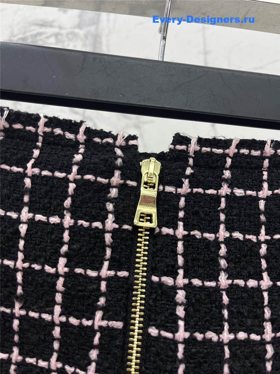 Balmain Tweed Skirt