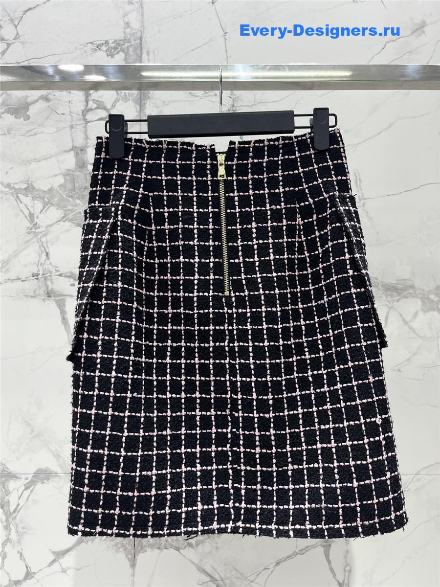 Balmain Tweed Skirt