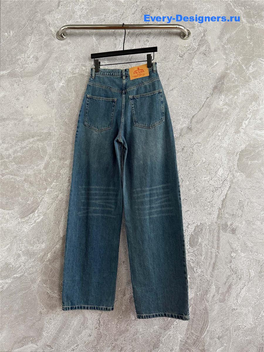 Pra*a high-waist wide-leg jeans